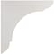 Ekena Millwork 1 3/4"W x 6"D x 6"H Small Olympic Wood Vintage Decor Bracket, Chalk Dust White BKTWD01X06X06OLWH - alternate 3
